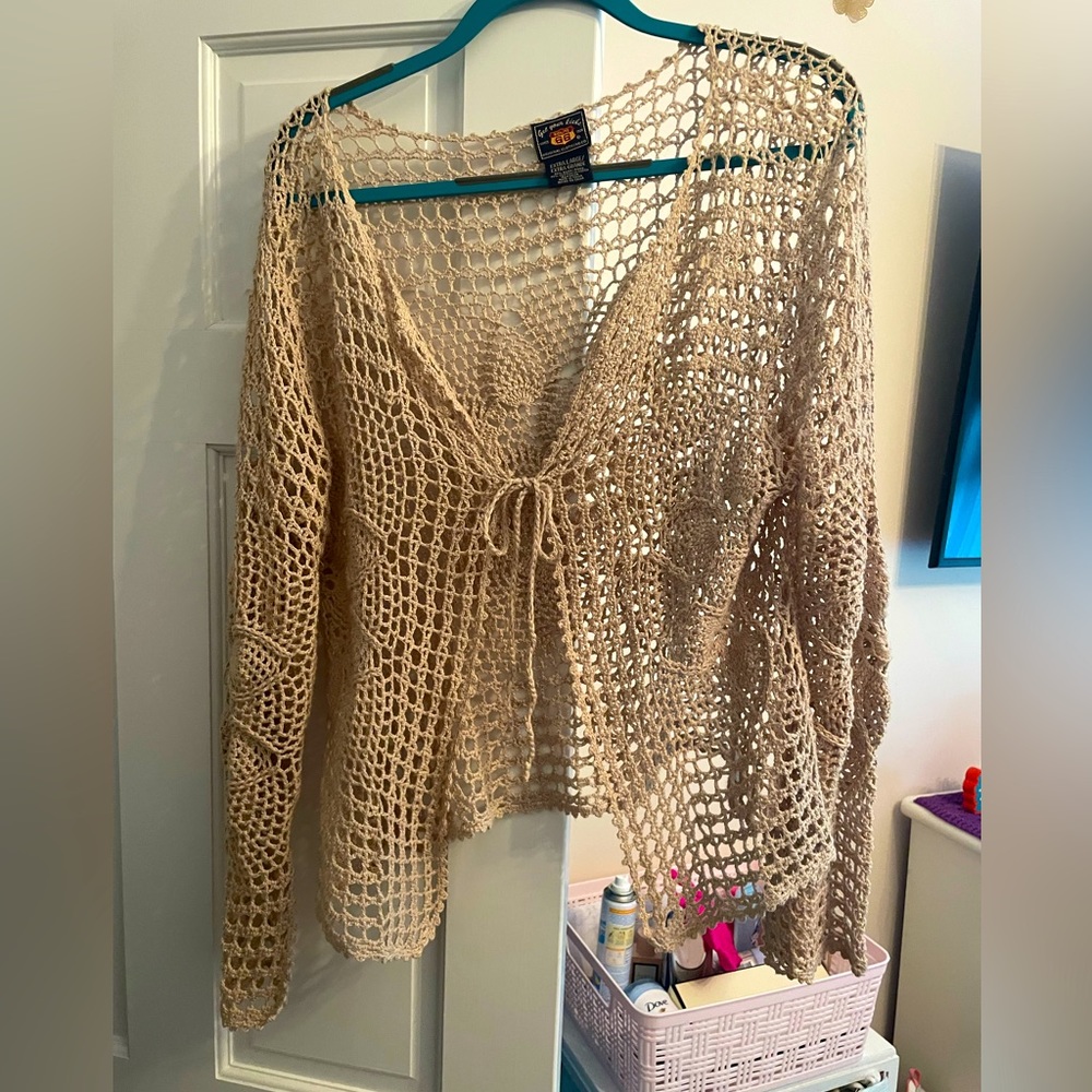 Route 66 crocheted top! Size XL
